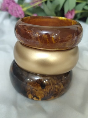 MESHVA Resin Kada(Pack of 3)