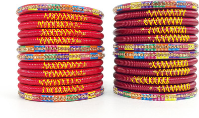 lahticollection Lac Bangle Set(Pack of 10)