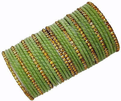 DURGANSH Glass Bangle Set(Pack of 34)