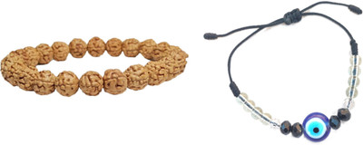 HouseOfCommon Dori, Rudraksha Bracelet Set(Pack of 2)