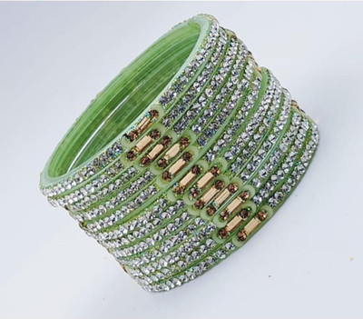 RAF dukan Glass Bangle Set(Pack of 12)