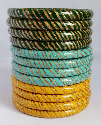 Lahti wala lac Lac Bangle Set(Pack of 12)