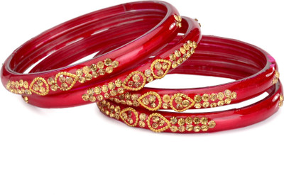 1st Time Glass Bangle Set(Pack of 4)