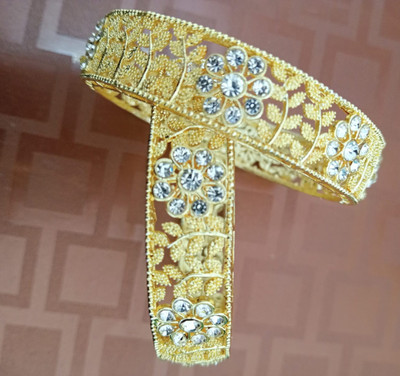 Tanishq Alloy Gold-plated Bangle Set(Pack of 2)