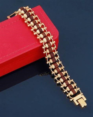 MFI Rudraksha Gold-plated Bracelet