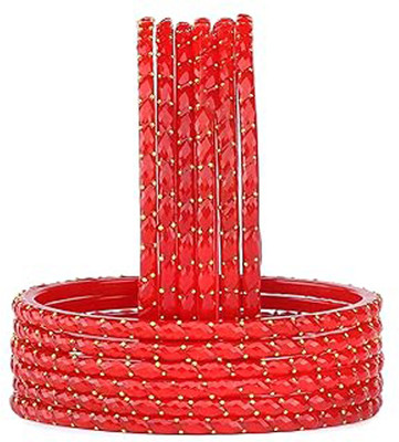 Glassemporium Glass Beads Bangle(Pack of 10)