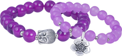 JFL - Jewellery for Less Copper Gold-plated Bracelet Set(Pack of 2)