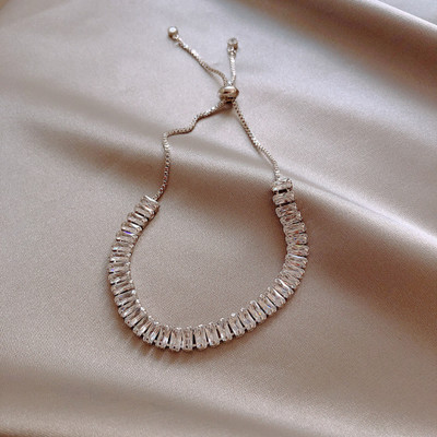 MASHBA Brass Cubic Zirconia Bracelet