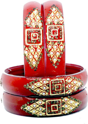 RADHA MOHAN EMPIRE Glass Kada(Pack of 4)