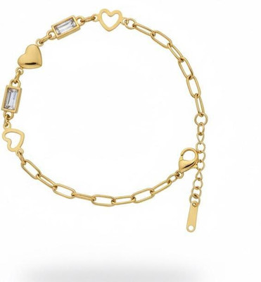 AARCHIS TRENDS Stainless Steel Gold-plated Bracelet