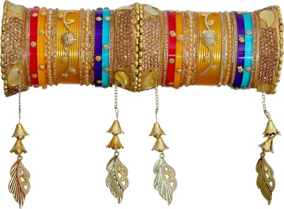 GDEmbroidery Plastic Gold-plated Bangle Set