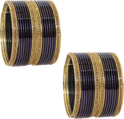 NMII Metal Zircon Bangle Set(Pack of 62)