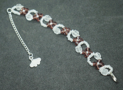 Bossy Crafter Glass Charm Bracelet