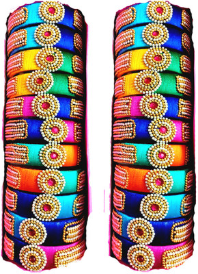 Pridetrend Plastic Bangle Set(Pack of 10)