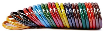 ADVANCE KANGAN Glass Bangle Set(Pack of 24)