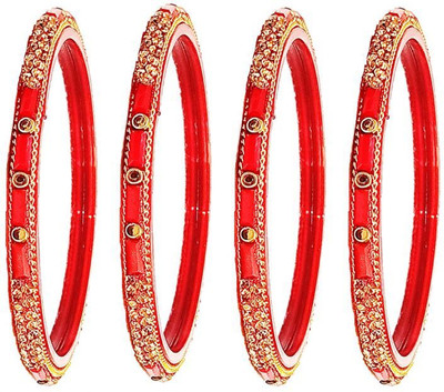 LYBASHINE Glass Cubic Zirconia Gold-plated Bangle Set
