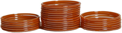 Beniwal Collection Glass Bangle Set(Pack of 24)