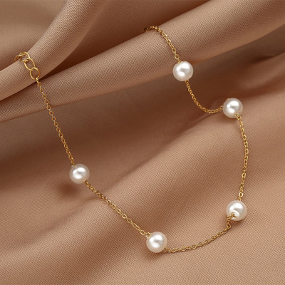 MYKI Stainless Steel Gold-plated Charm Bracelet