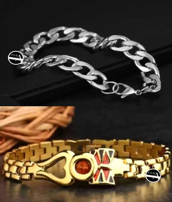 ANVIKA Brass Bracelet(Pack of 2)