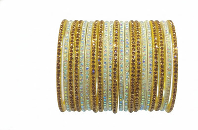 DIVINE GLASS Glass Bangle Set(Pack of 10)