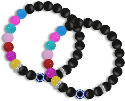 Adhvik Stone Bracelet Set(Pack of 2)