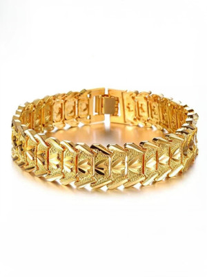 YELLOW CHIMES Copper Gold-plated Charm Bracelet