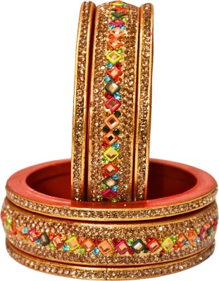 Naziya Lahti Bhandar Lac Bangle Set(Pack of 2)