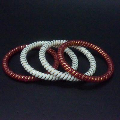 PTSlife Plastic Gold-plated Shakha Pola(Pack of 4)