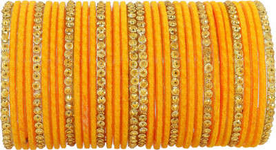 ZULKA Glass Bangle Set(Pack of 34)