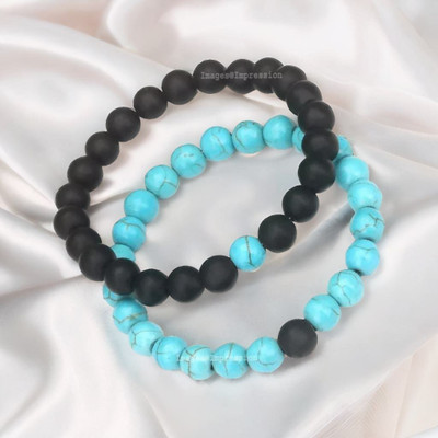 impression Stone Crystal Bracelet Set(Pack of 2)
