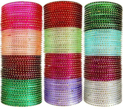 wear your shine with sk Glass Bangle Set(Pack of 144)