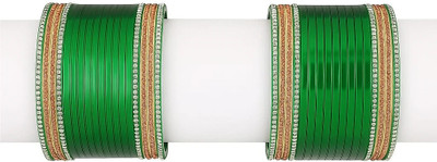 UMASHRISTORES Plastic Zircon Bangle Set(Pack of 10)