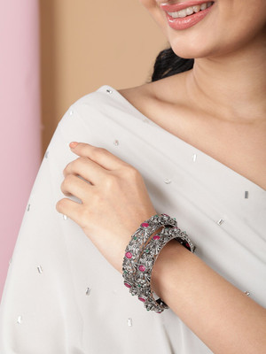 RUBANS Alloy Bangle Set(Pack of 2)