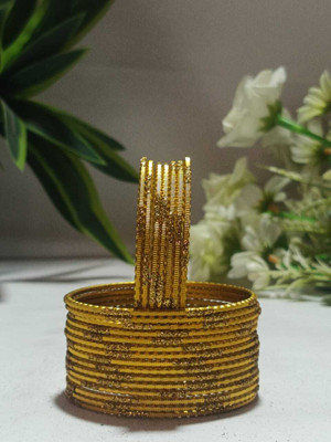 DRC TRADERS Metal Bangle Set(Pack of 10)