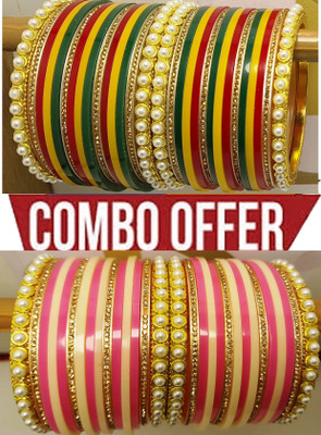 SP PHOTO CHURA Plastic Bangle Set(Pack of 2)