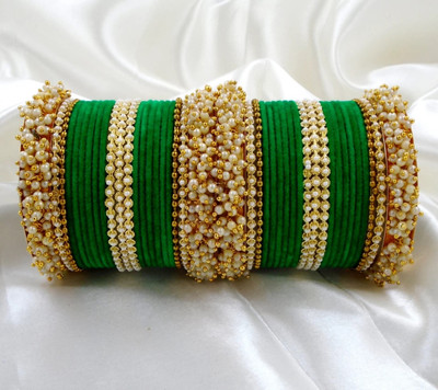 Nationalss Metal Bangle Set(Pack of 10)