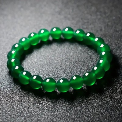 HouseOfCommon Green Jade Crystal Bracelet