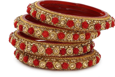 1st Time Glass Bangle Set(Pack of 4)