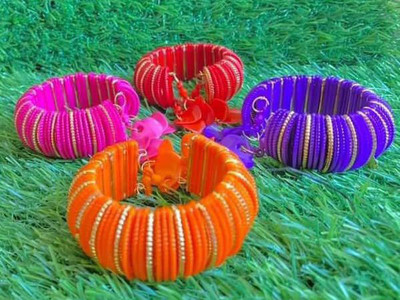 salvusappsolutions Fabric, Plastic Bracelet Set(Pack of 4)