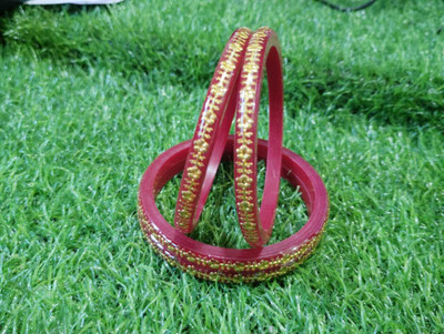 star variety mart Plastic Gold-plated Bangle Set(Pack of 4)