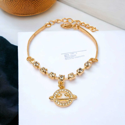 Chocozone Brass Zircon Bracelet