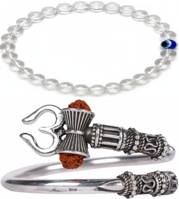 IKONKARR Brass, Stone, Crystal Bracelet(Pack of 2)