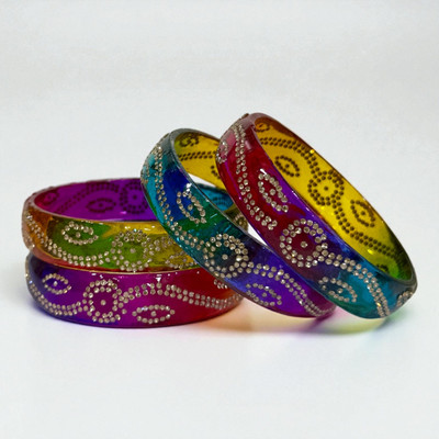 priya kangan Glass Bangle(Pack of 4)