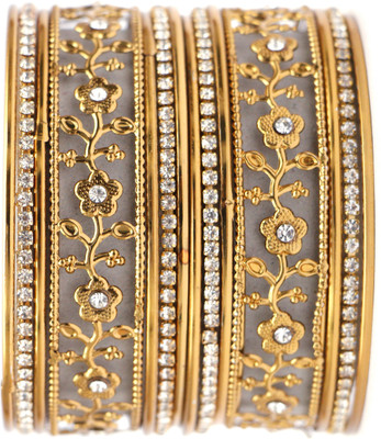 NAVMAV Metal Bangle Set(Pack of 14)