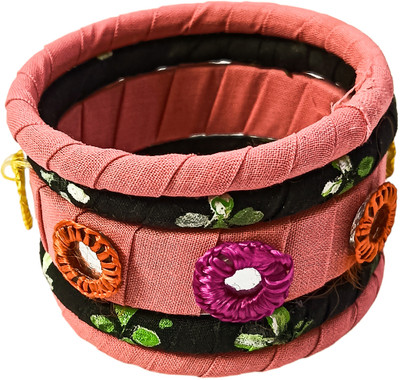 Soundarya boutique Fabric Bangle Set(Pack of 5)