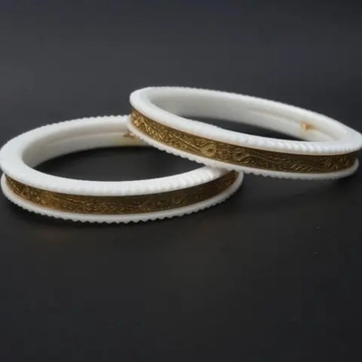 VEDAVISTA Plastic Gold-plated Shakha Pola(Pack of 2)