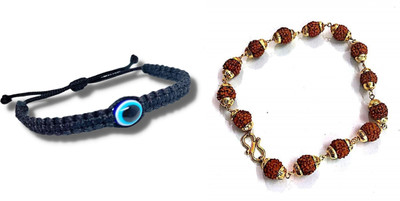 Malas Collection Wood, Dori Bracelet Set(Pack of 2)