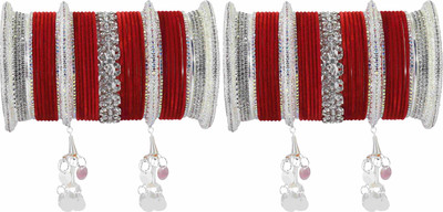 LAVAZZA Metal, Alloy Zircon Bangle Set(Pack of 74)