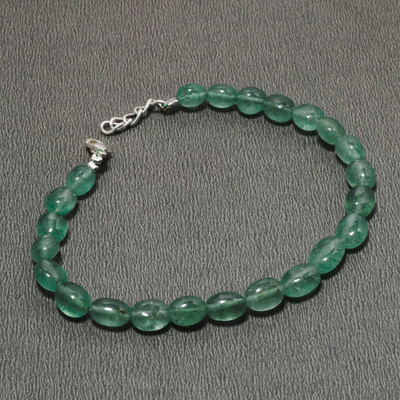 Silver Aura Creations Sterling Silver Quartz Bracelet