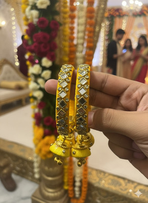 ShubhShringar Metal, Fabric, Plastic Gold-plated, NA Kada(Pack of 10)